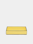 Giobagnara - Marea Leather Small Tray - Yellow - ABASK - 