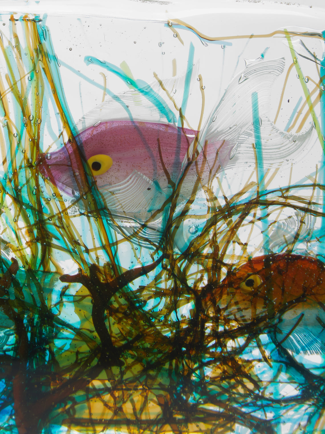 Antique and Vintage - 1950s Alfredo Barbini Murano Aquarium Paperweight -  - ABASK