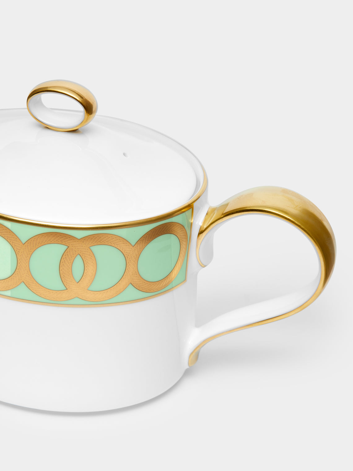 Royal Crown Derby - Riviera Dream Hand-Painted Bone China Teapot -  - ABASK