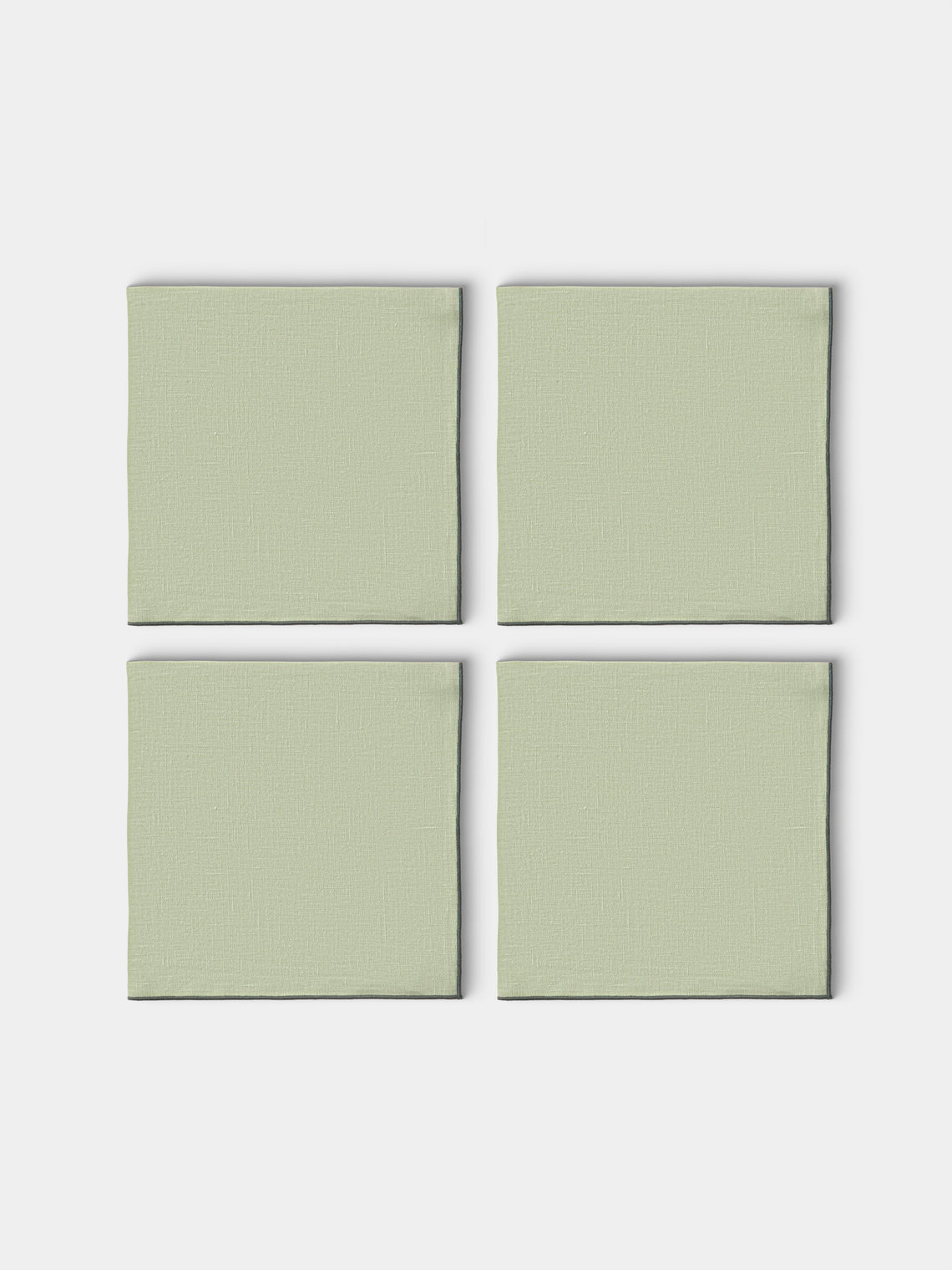 Borgo delle Tovaglie - Filo Linen Extra Large Napkins (Set of 4) - Green - ABASK - 