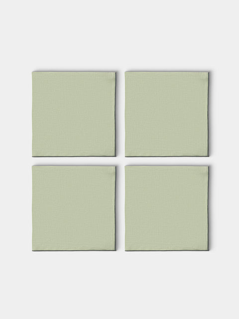 Borgo delle Tovaglie - Filo Linen Extra Large Napkins (Set of 4) - Green - ABASK - 