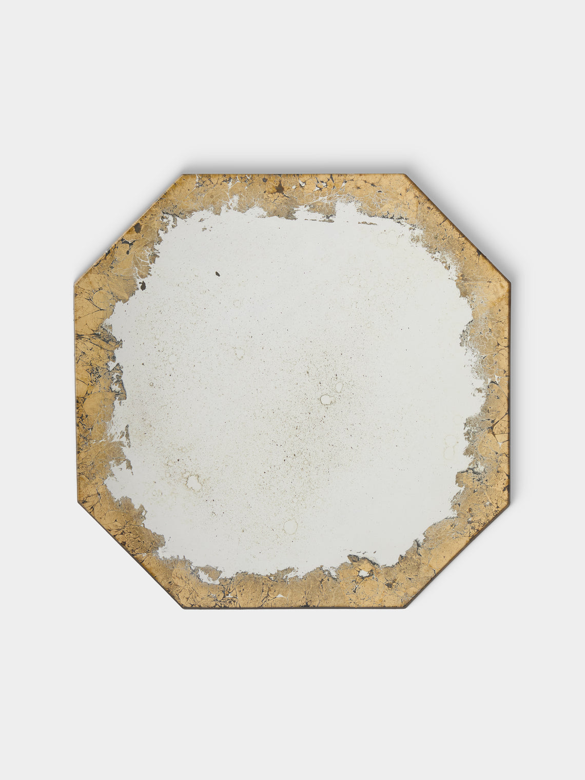 Borgo delle Tovaglie - Octo Mirrored Glass Placemats (Set of 6) - Silver - ABASK