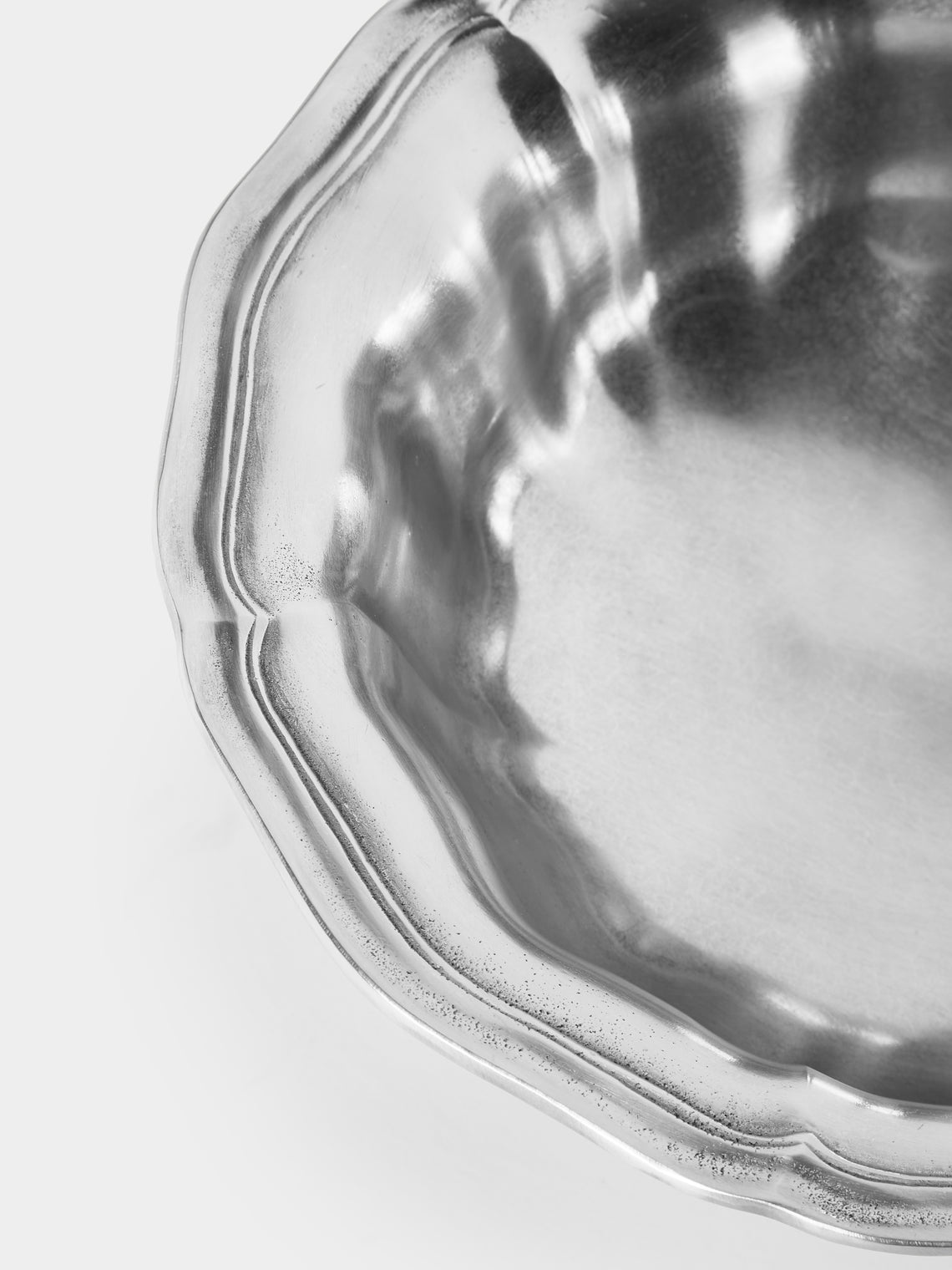 Cosi Tabellini - Acreide Pewter Footed Bowl - Silver - ABASK