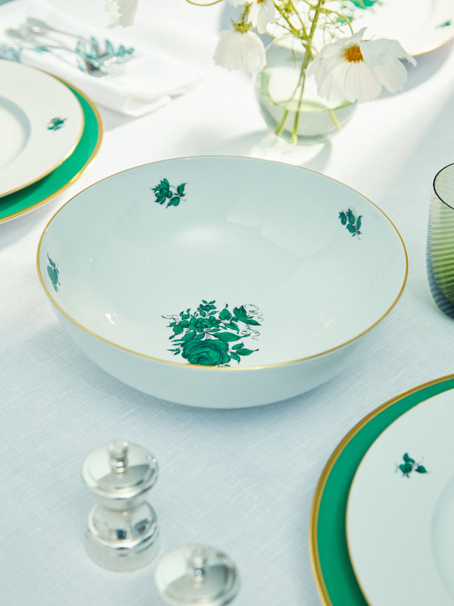 Augarten - Maria Theresia Hand-Painted Porcelain Salad Bowl -  - ABASK
