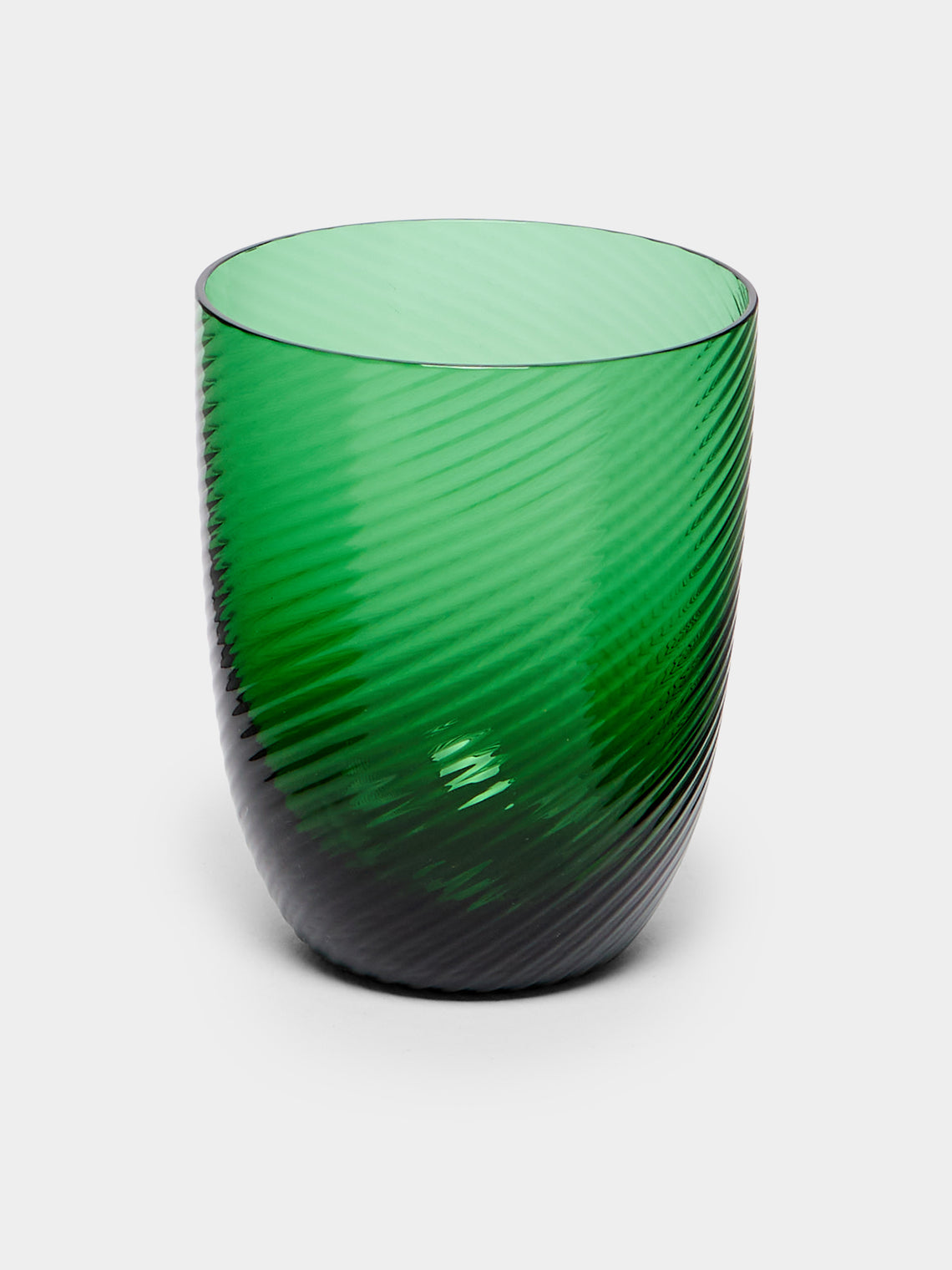 NasonMoretti - Idra Hand-Blown Murano Glass Tumblers (Set of 6) - Green - ABASK