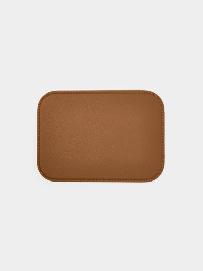 Giobagnara x Poltrona Frau - Leather Mouse Pad - Tan - ABASK - 