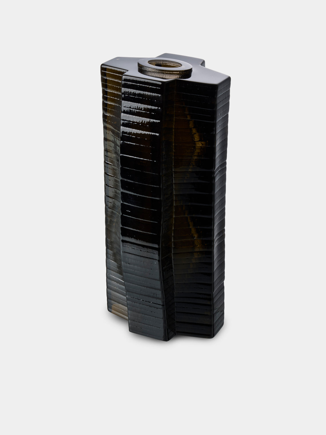 Isabella Kullmann - No. 2 Hand-Blown Glass Vase - Black - ABASK