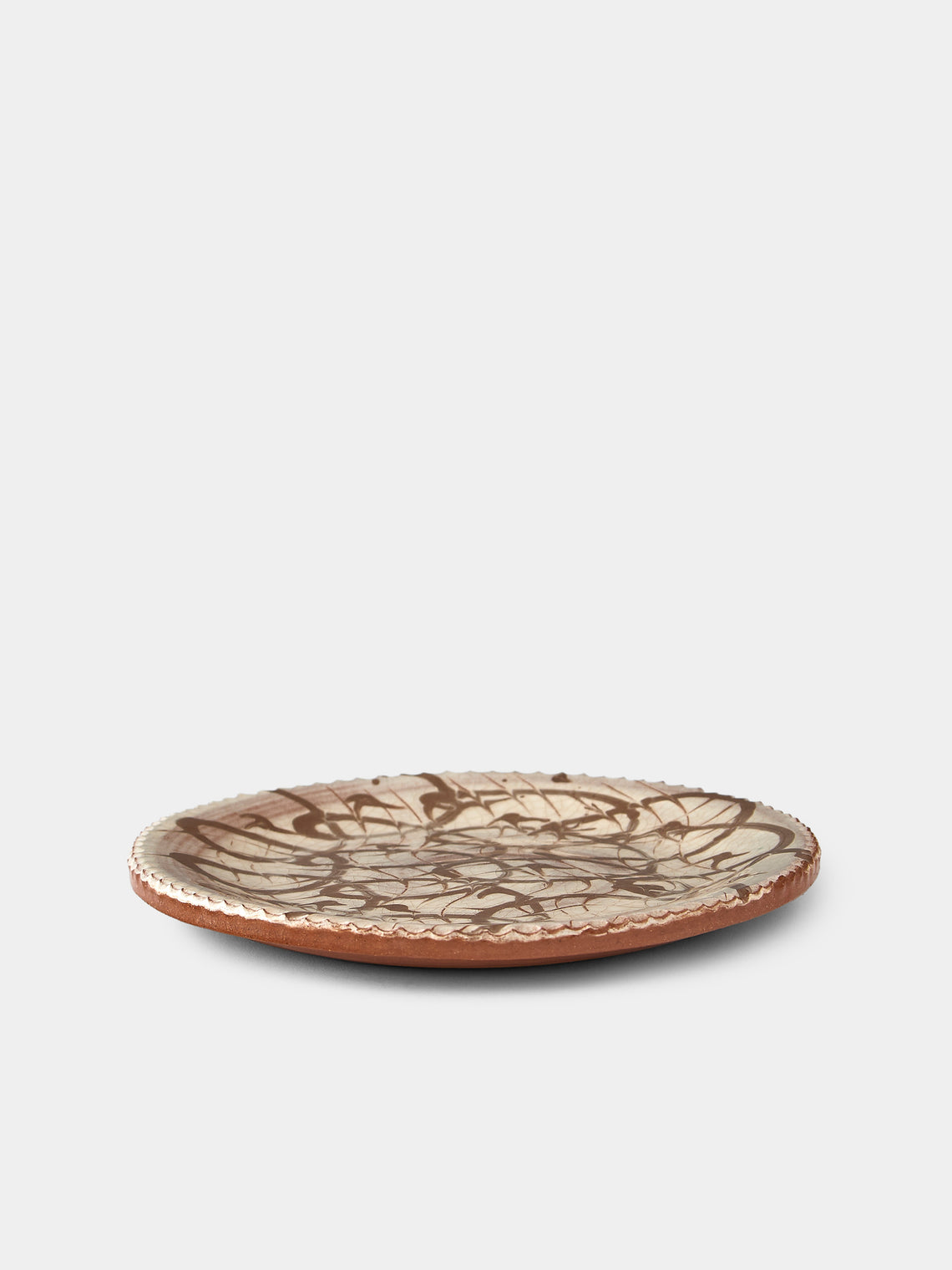 Aono Pottery - Slipware Oval Dish - Cream - ABASK