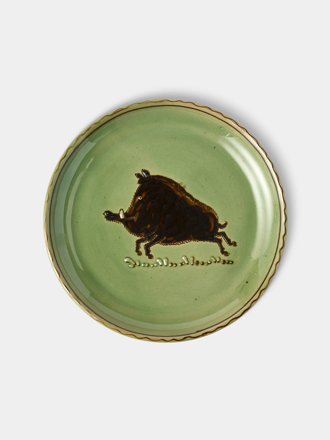 Poterie d’Évires - Animals Hand-Painted Ceramic Plates – 8in/20cm (Set of 8) - Multiple - ABASK