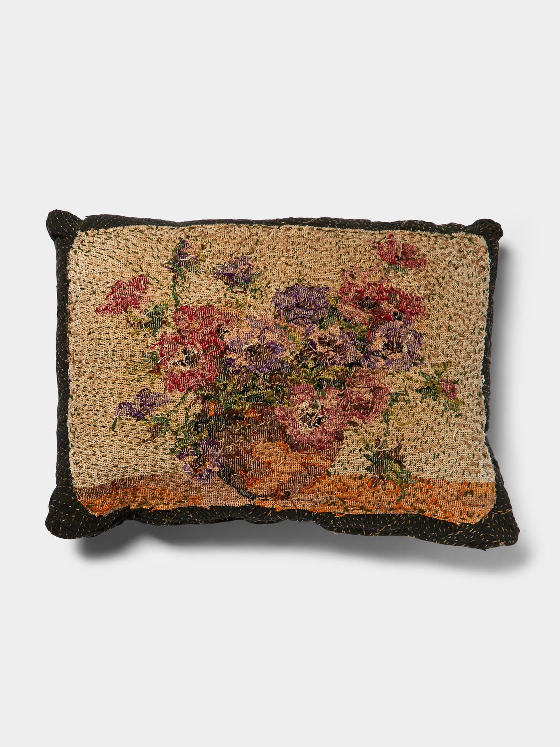 By Walid - French Needlepoint Linen Cushion -  - ABASK - 