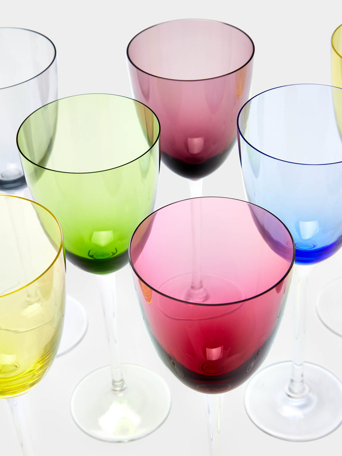 Antique and Vintage - 1960s NasonMoretti Murano Wine Glasses (Set of 10) -  - ABASK