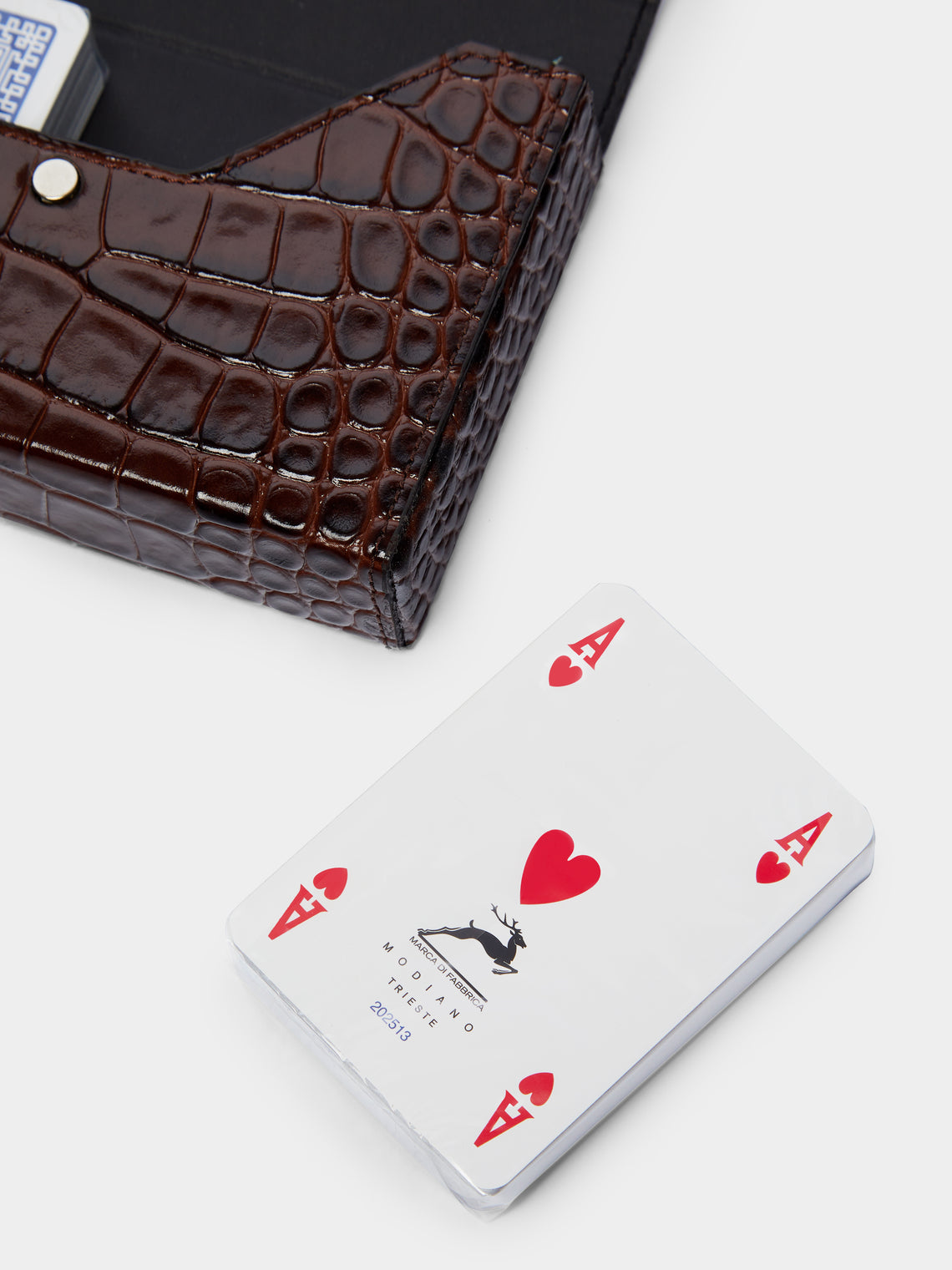 Renzo Romagnoli - Leather Playing Cards Set -  - ABASK