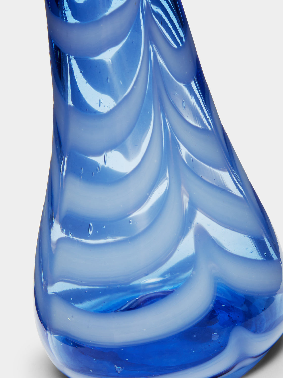 Antique and Vintage - Mid-Century Marbled Glass Vase -  - ABASK