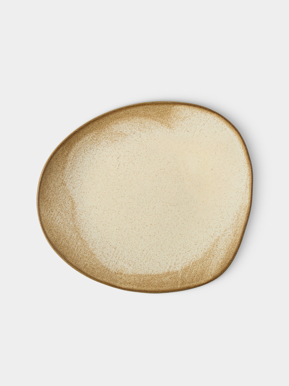 Hana Karim Studio - Hand-Built Ceramic Dessert / Salad Plates – 7in/18cm (Set of 4) - Cream - ABASK