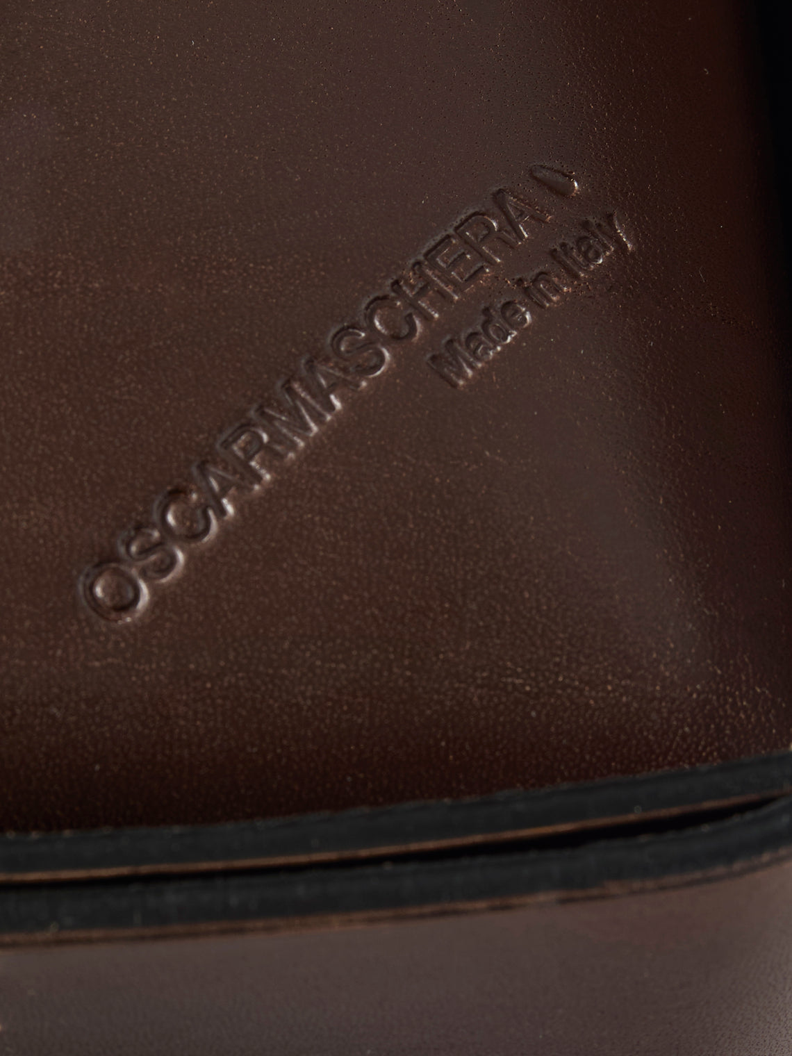 Oscar Maschera - Leather Square Tissue Box - Dark Brown - ABASK