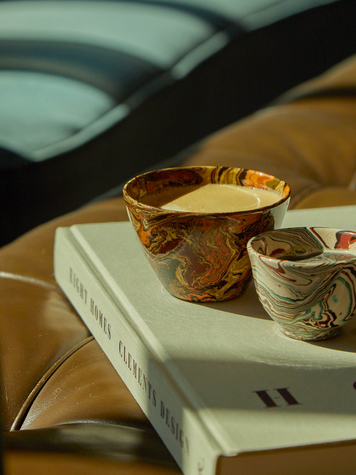 Atelier Saint-André Perrin - Marbled Ceramic Coffee Cup -  - ABASK
