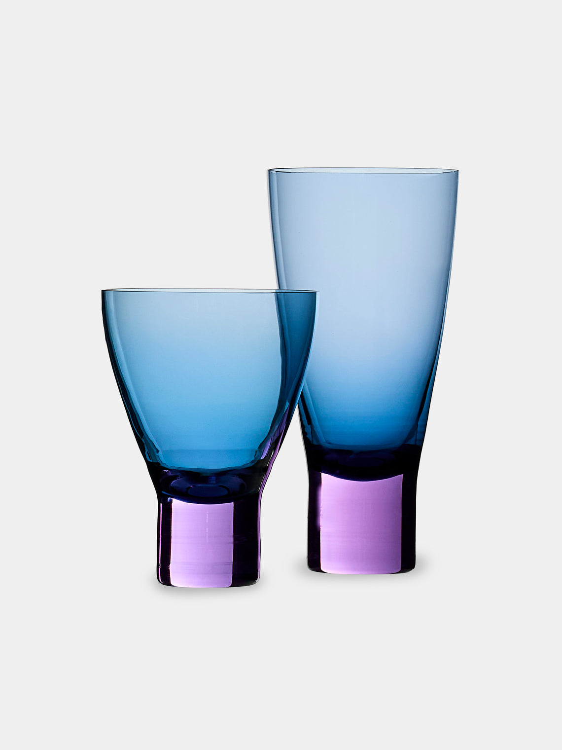 NasonMoretti - Archive Revival 1996 Hand-Blown Murano Glass Bicolor Collection - Blue - ABASK - 