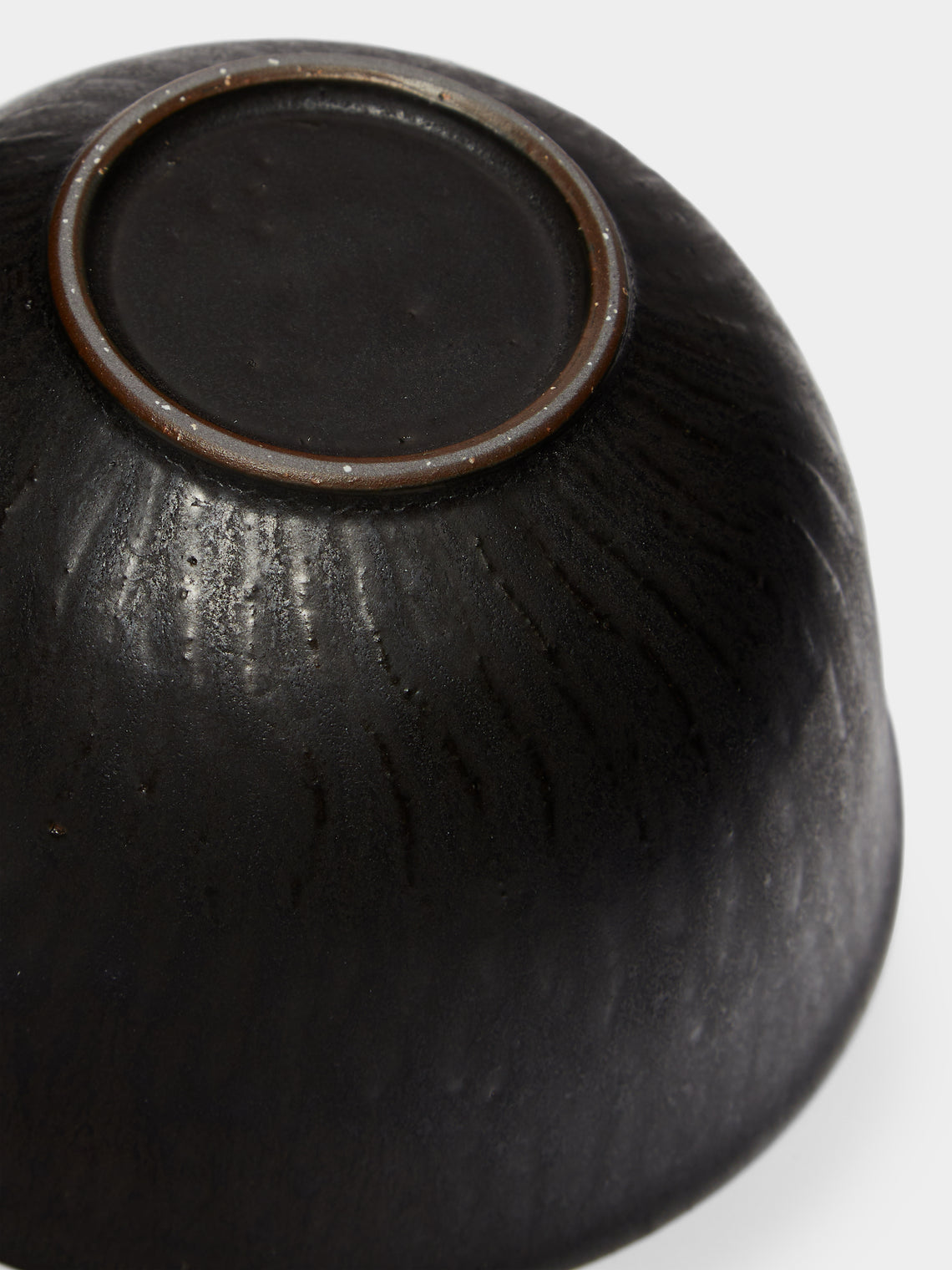 Lee Song-am - Black Clay Deep Bowls (Set of 2) -  - ABASK