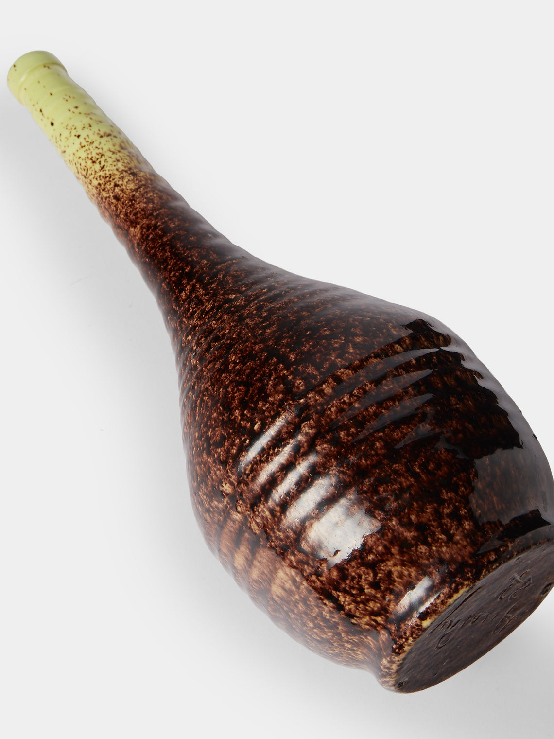 Antique and Vintage - 1950s Accolay Vase - Brown - ABASK