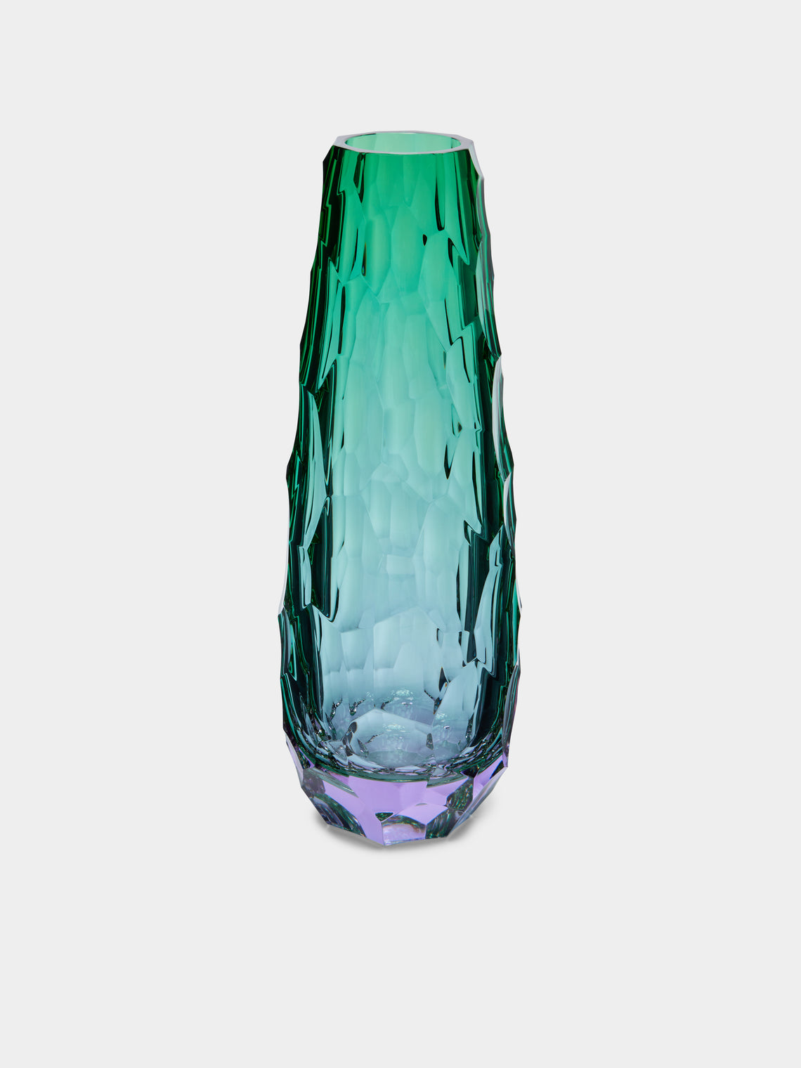 Moser - Stones Hand-Blown Crystal Tall Vase -  - ABASK - 