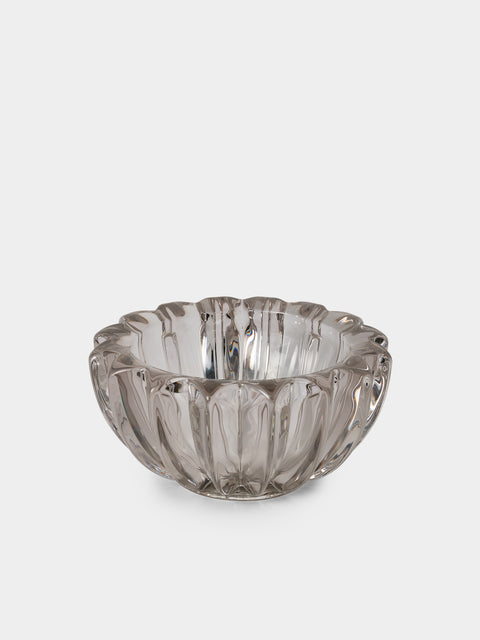 Antique and Vintage - 1950s Pierre d'Avesn Crystal Bowl - Gray - ABASK - 