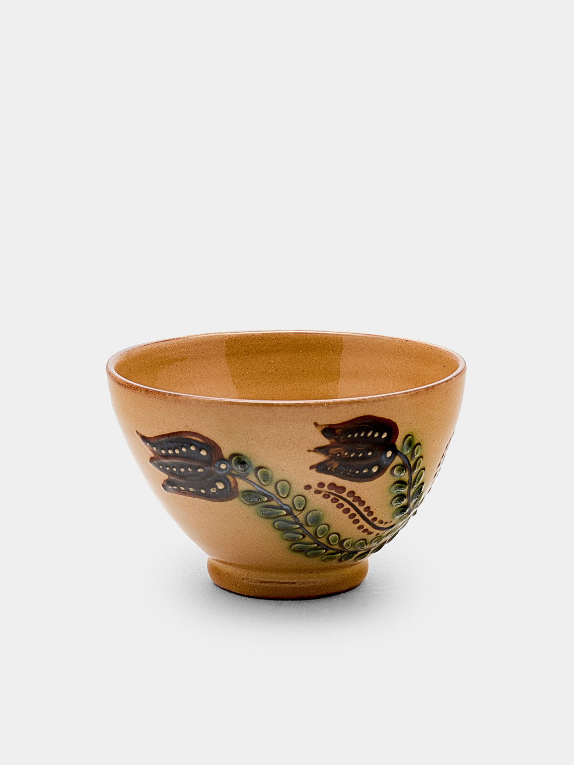 Poterie d’Évires - Flowers Hand-Painted Ceramic Petit Bowls (Set of 6) - Cream - ABASK