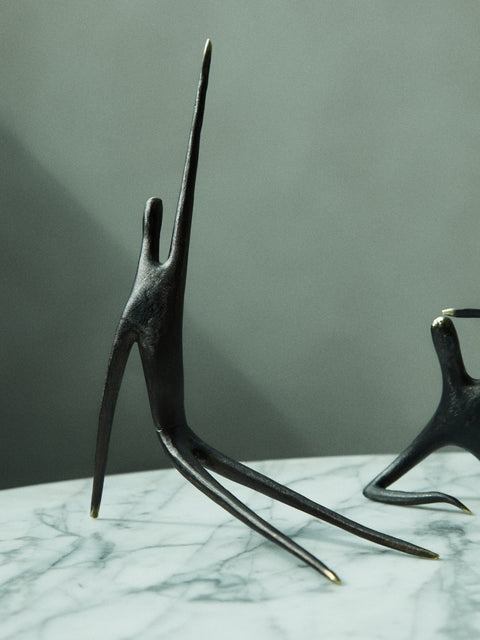 Carl Auböck - Athlete Brass Sculpture - Black - ABASK