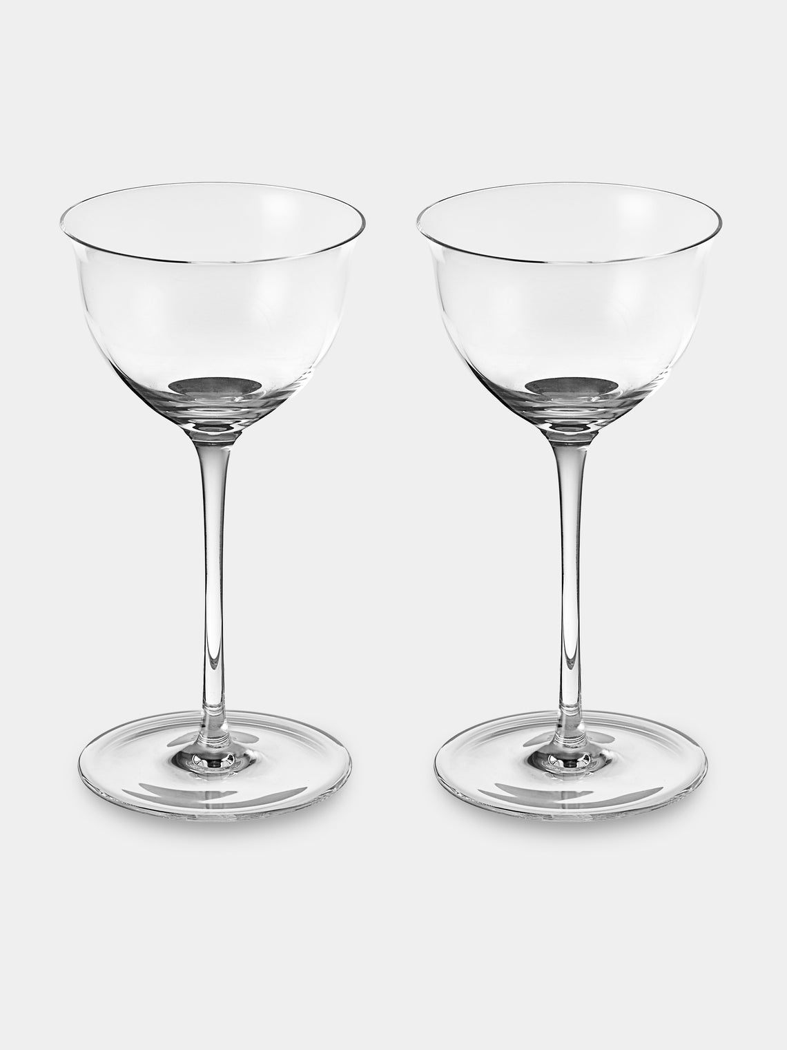 Lobmeyr - | Set of 2 | Patrician Crystal Liqueur Glasses - Clear - ABASK 