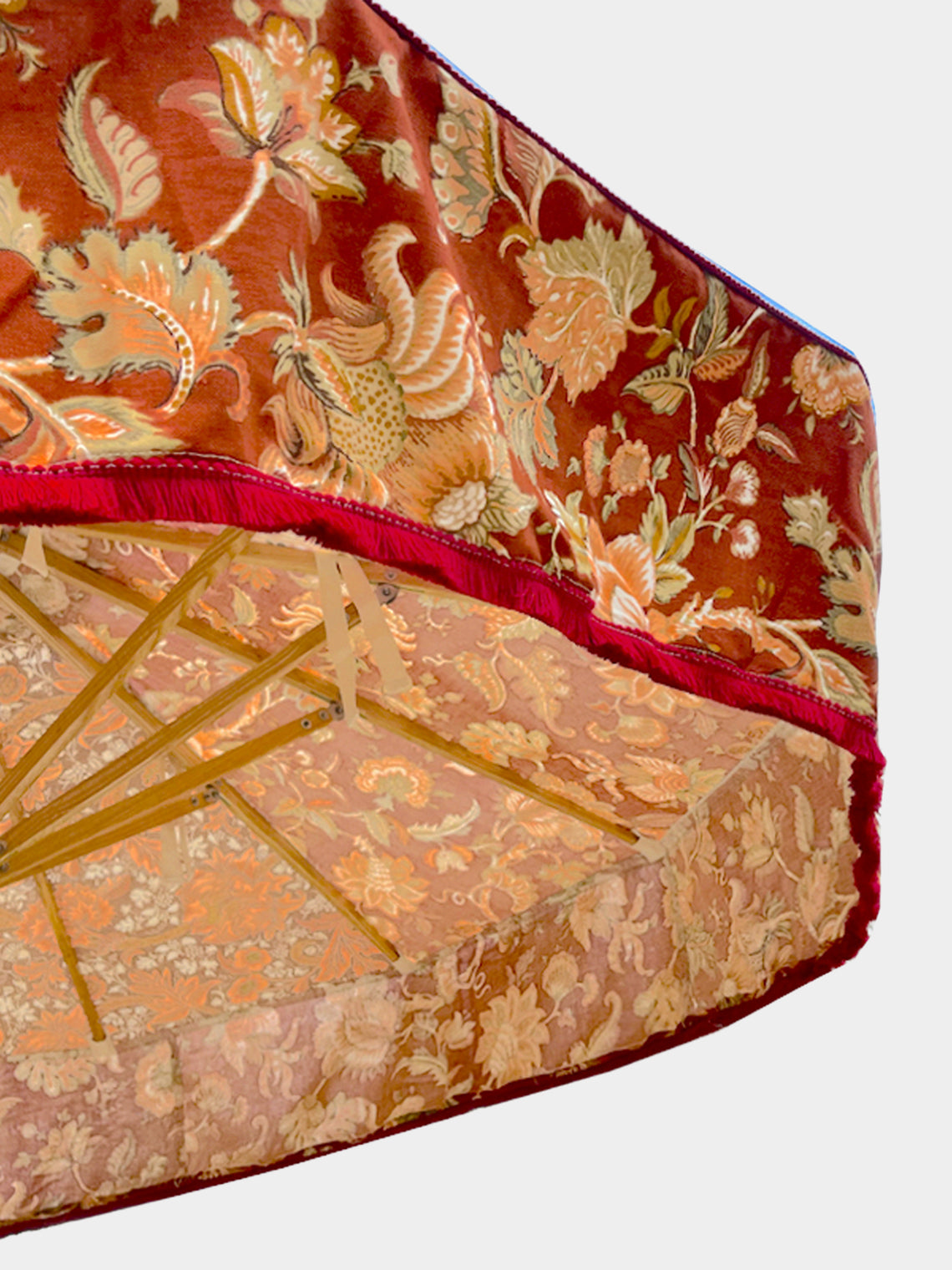 Sunbeam Jackie - Layla Vintage-Cotton Parasol - Red - ABASK