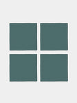Borgo delle Tovaglie - Filo Linen Extra Large Napkins (Set of 4) - Blue - ABASK - 
