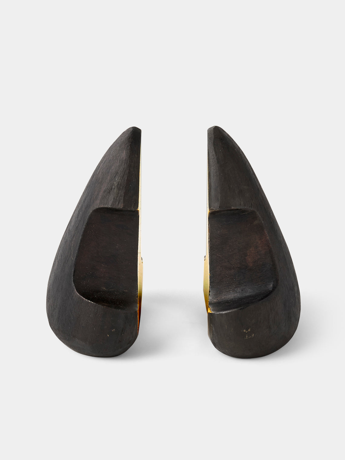 Carl Auböck - Cello Brass Bookends - Black - ABASK - 