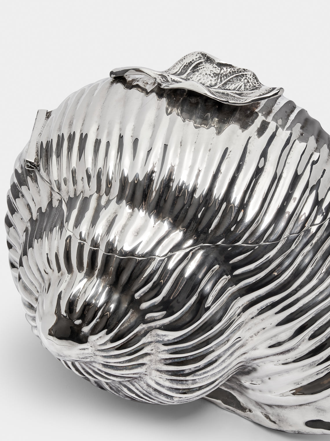 Antique and Vintage - 1970s Teghini Snail Silver-Plated Ice Bucket -  - ABASK