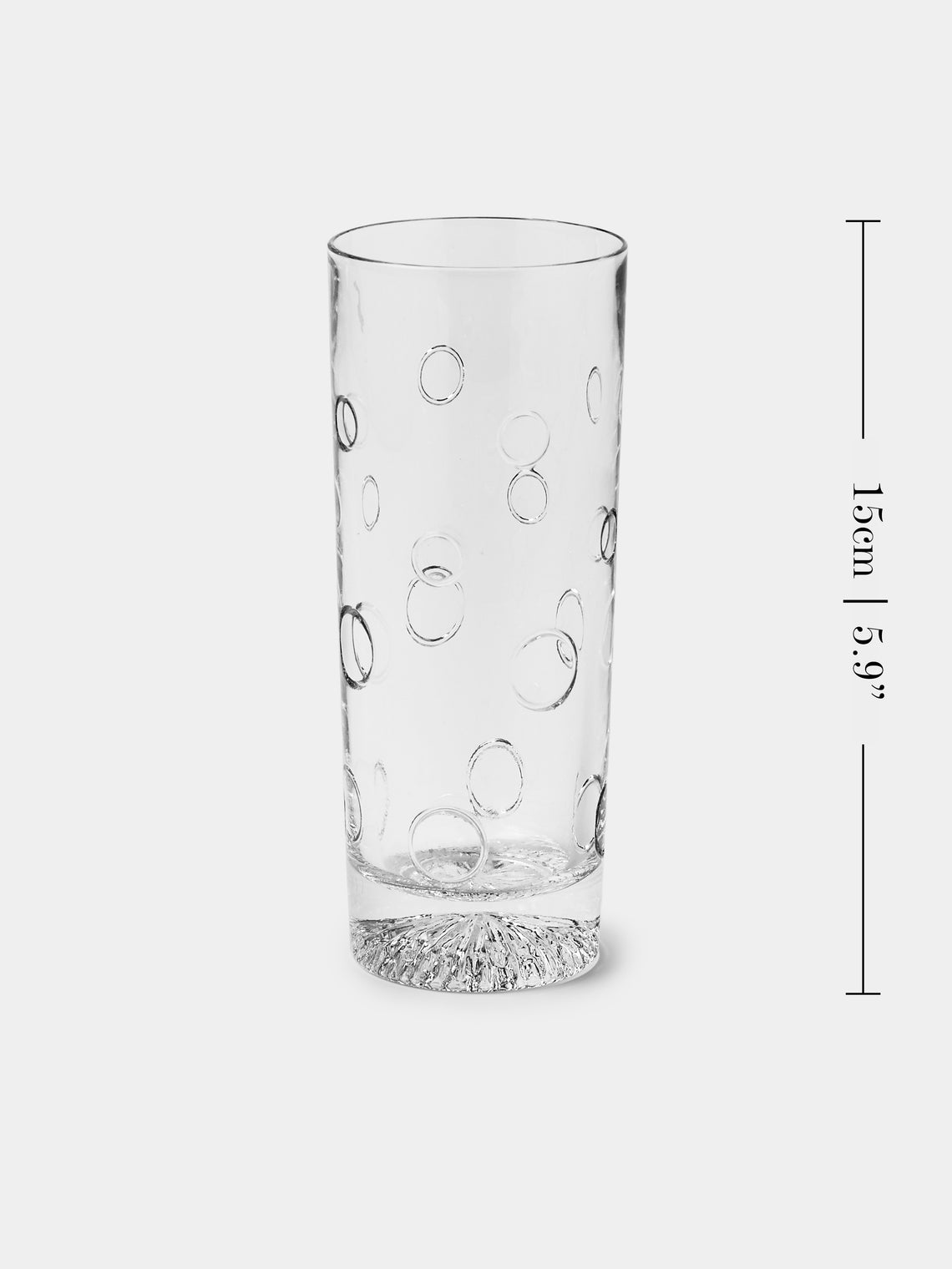 Antique and Vintage - 1960s Calp Crystal Glasses (Set of 6) - Clear - ABASK