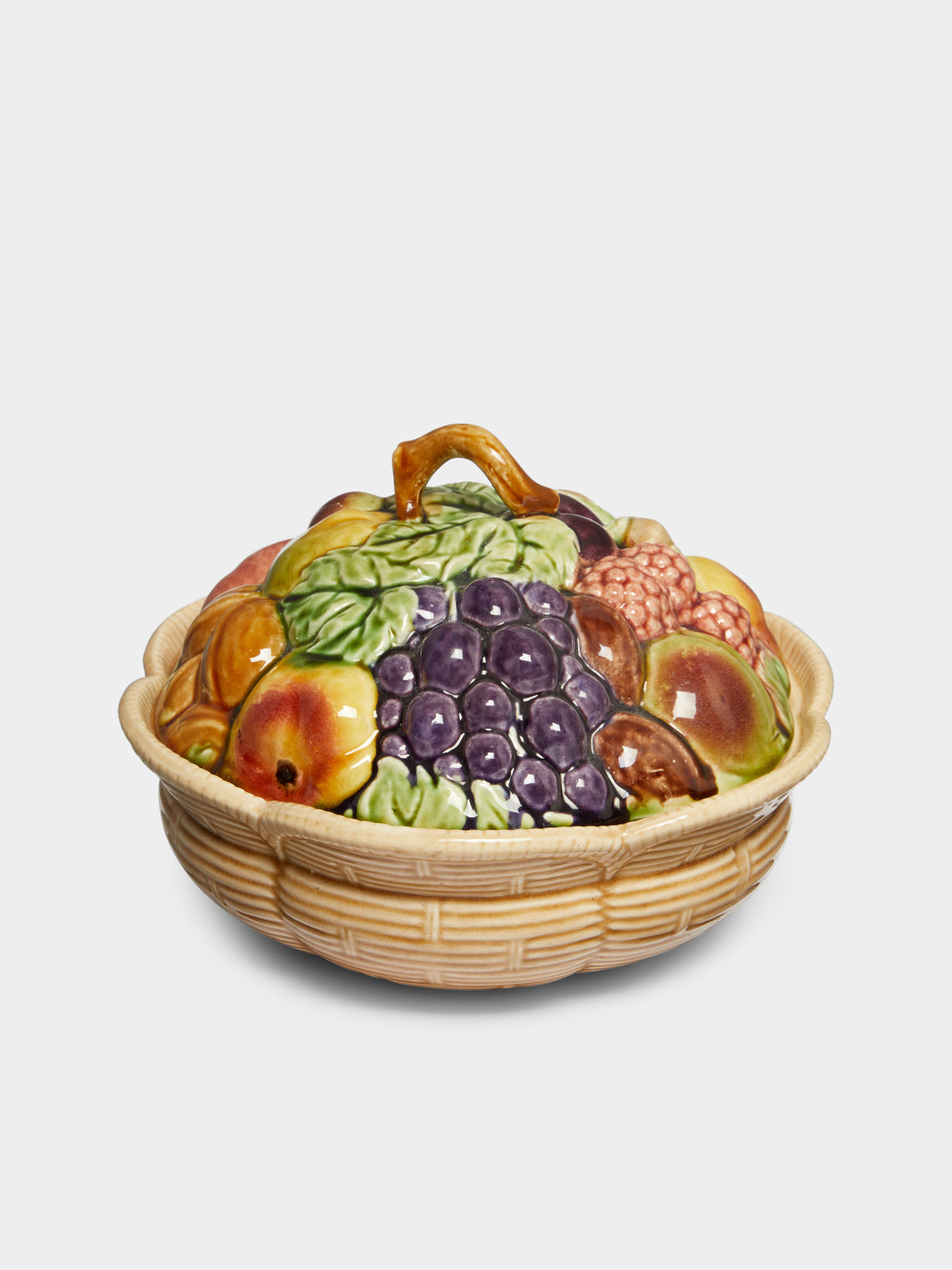 Antique and Vintage - 1940s Sarreguemines Ceramic Fruit Tureen -  - ABASK - 