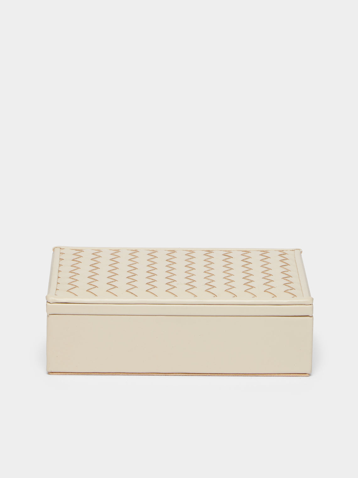 Riviere - Eva Woven Leather Playing Cards Holder -  - ABASK - 