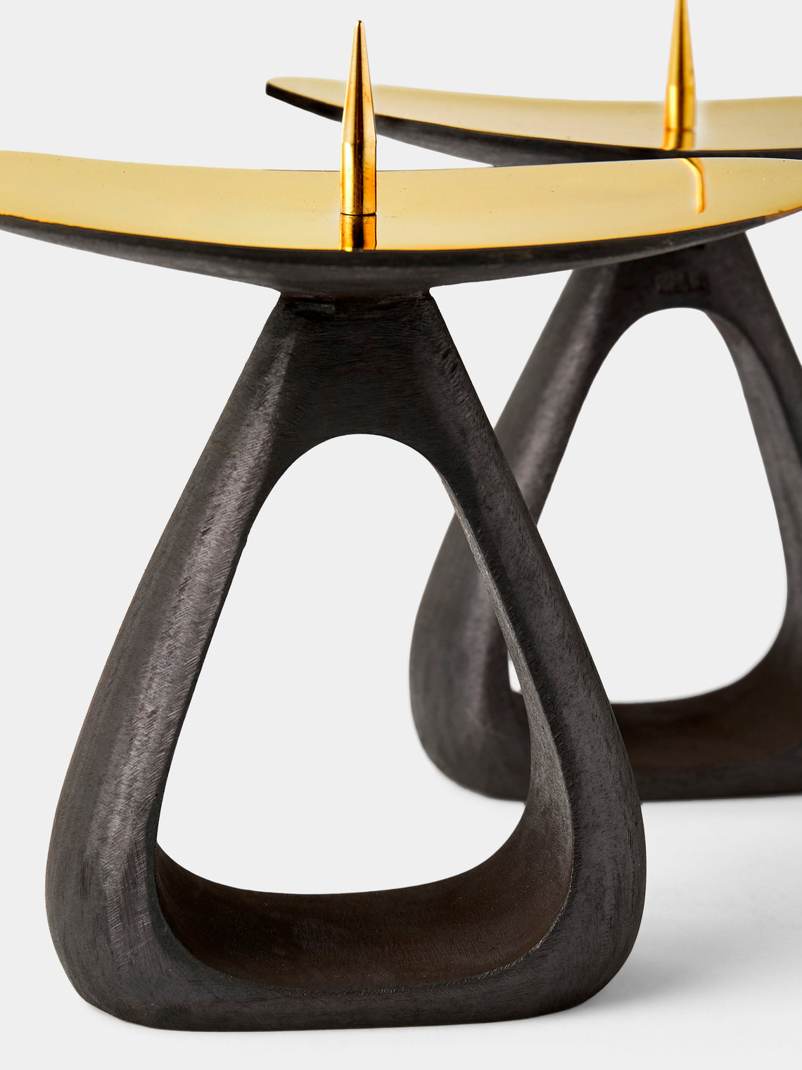 Carl Auböck - Brass Candle Holders (Set of 2) - Black - ABASK