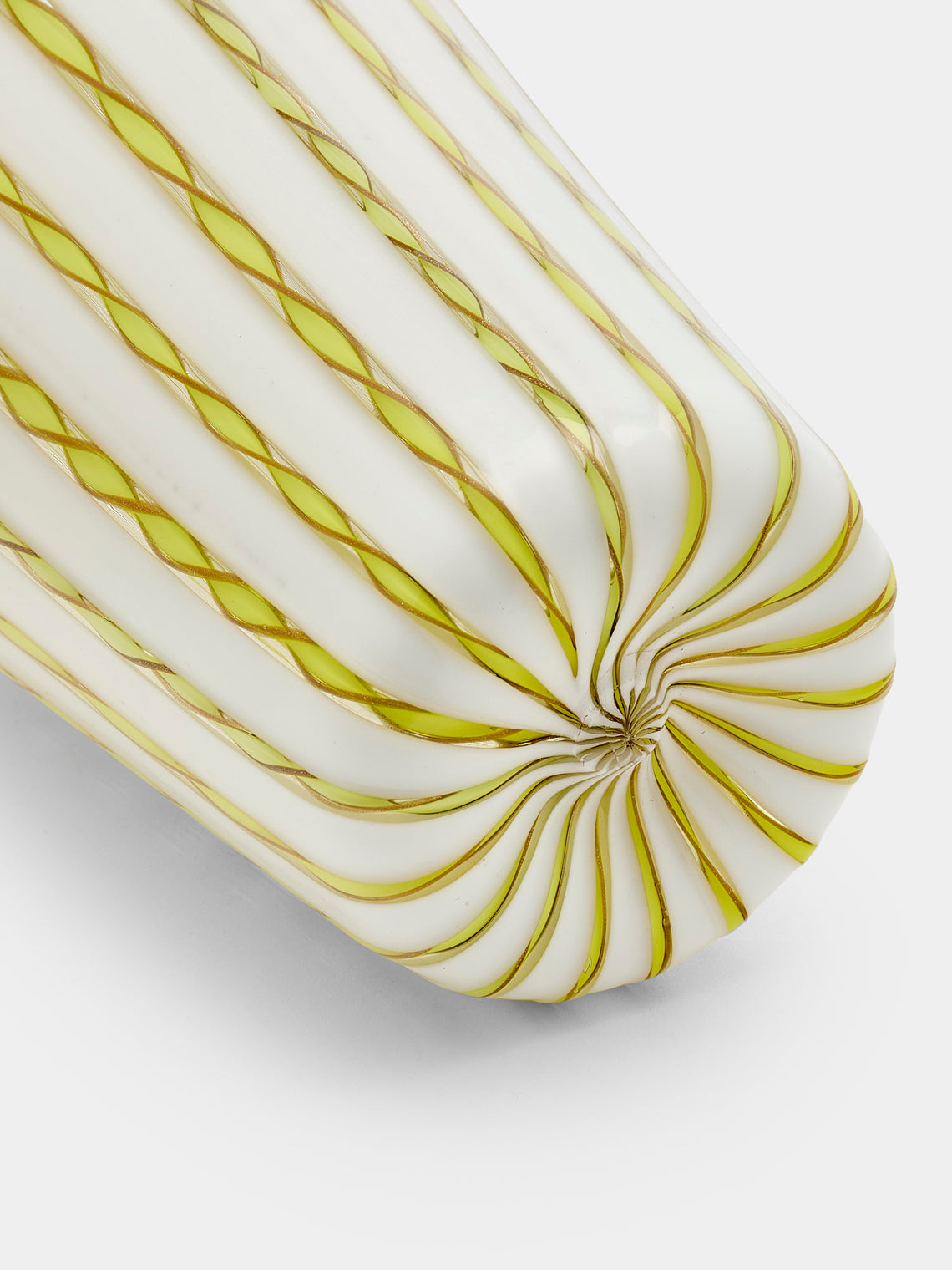 Antique and Vintage - 1930s Fratelli Toso Murano Glass Vase - Yellow - ABASK