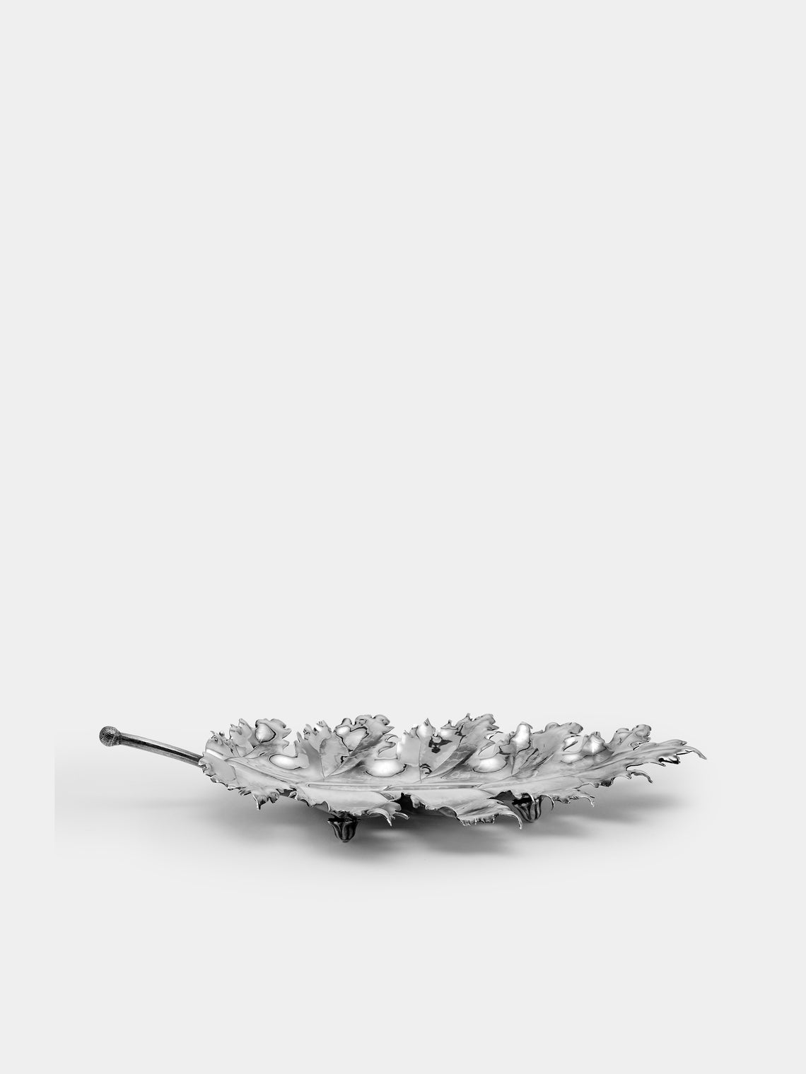 Antique and Vintage - 1970s Buccellati Solid Silver Leaf - Silver - ABASK - 