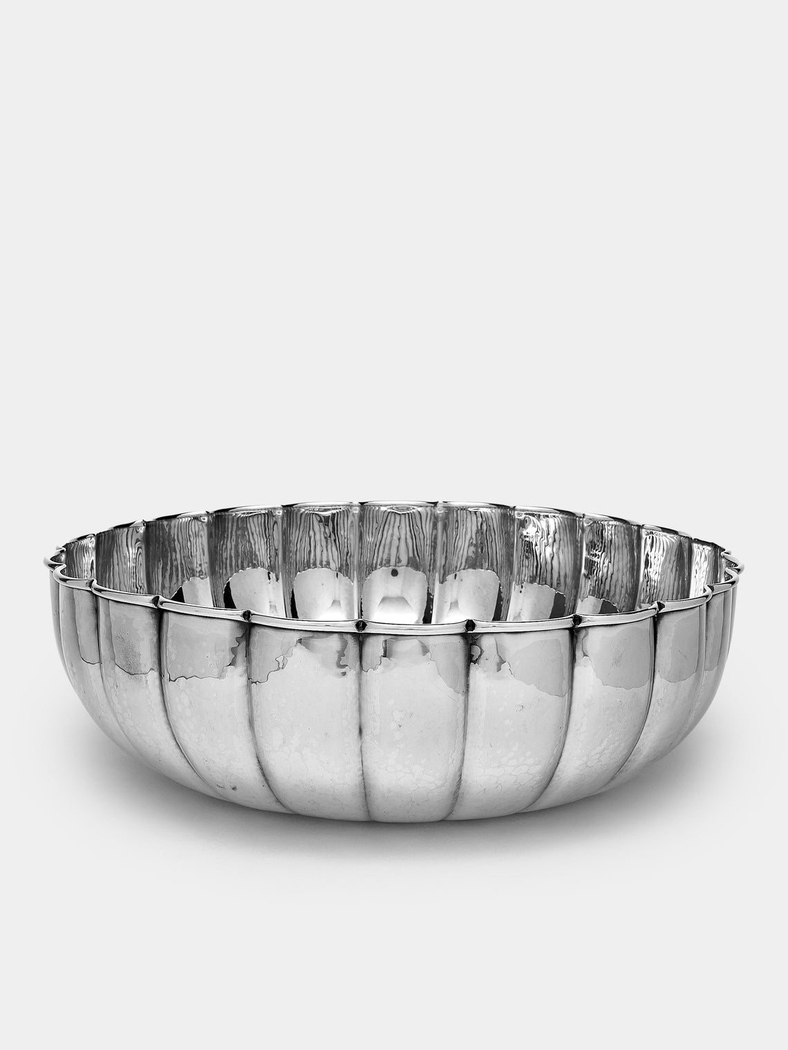 Antique and Vintage - 1950s Italian Solid Silver Scallop Bowl - Silver - ABASK - 