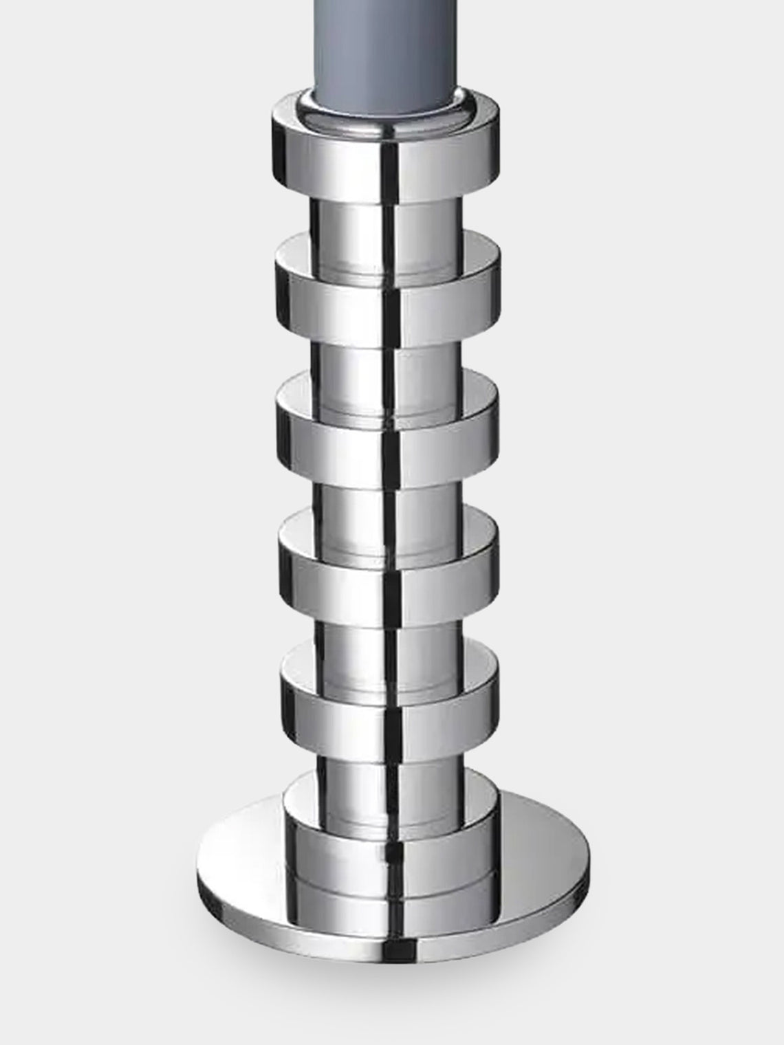Puiforcat - Ruban Silver-Plated Large Candle Holder - Silver - ABASK