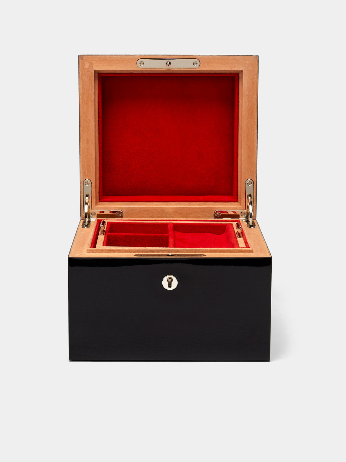 Elie Bleu - Vanities Love Sycamore Jewelry and Watch Box - Black - ABASK