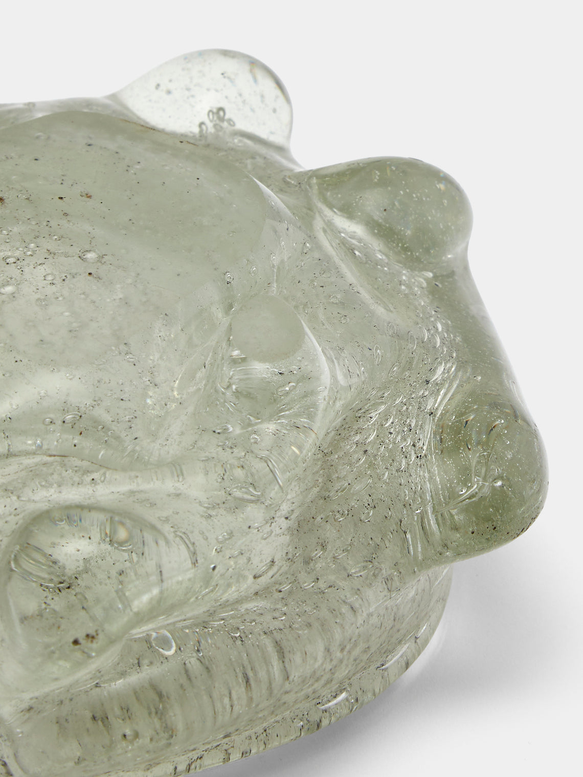 Antique and Vintage - 1960s Murano Glass Ashtray - Green - ABASK
