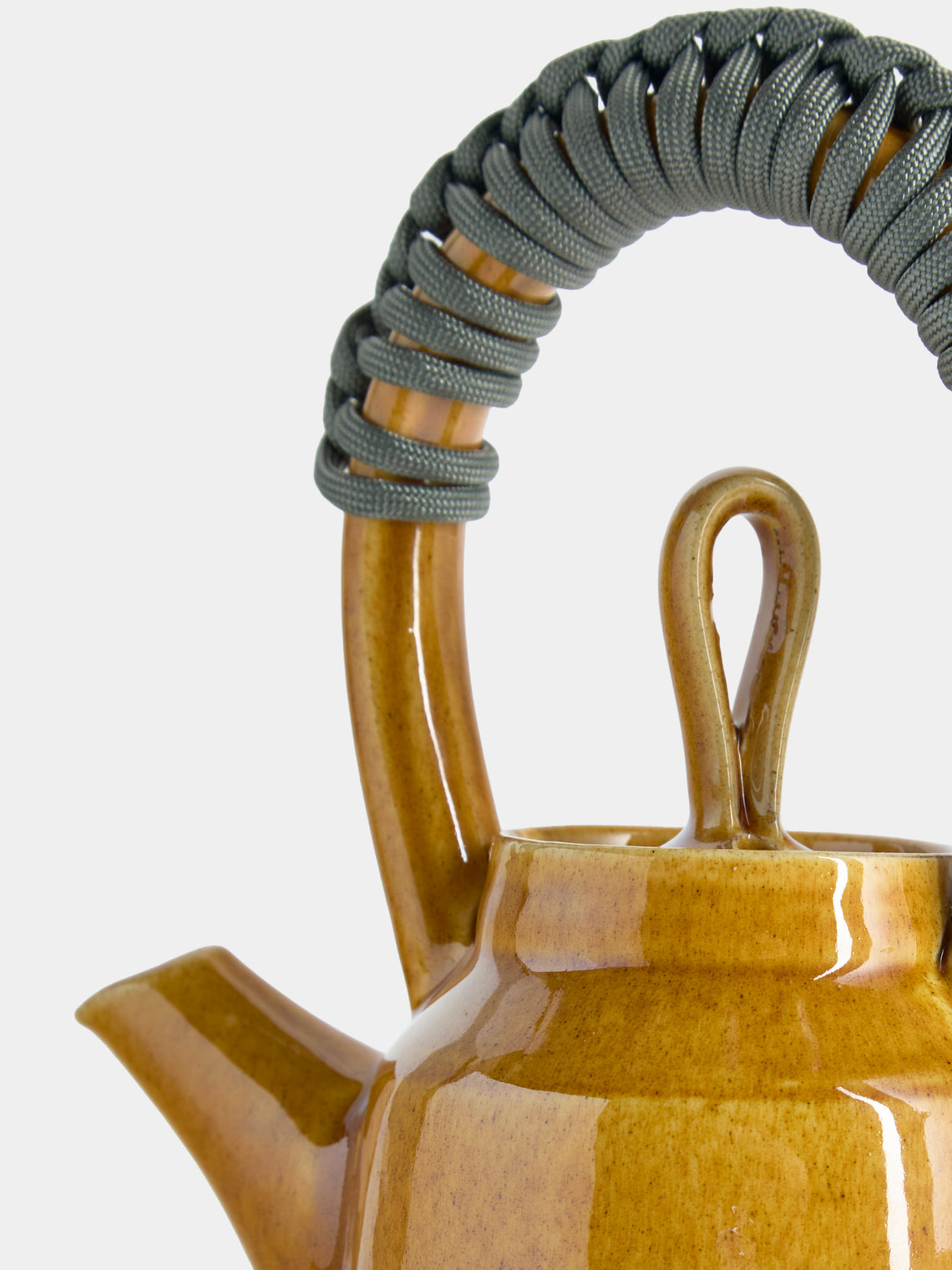 Neville Tatham - Slipware Teapot and Creamer - Yellow - ABASK