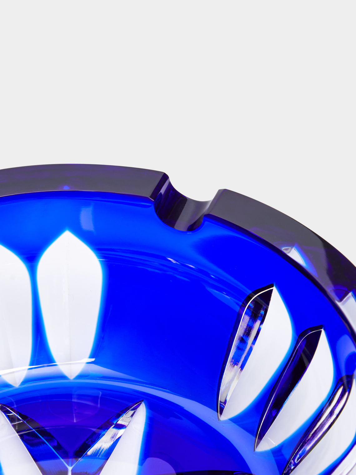 Cristallerie De Montbronn - Man Cut Crystal Ashtray -  - ABASK