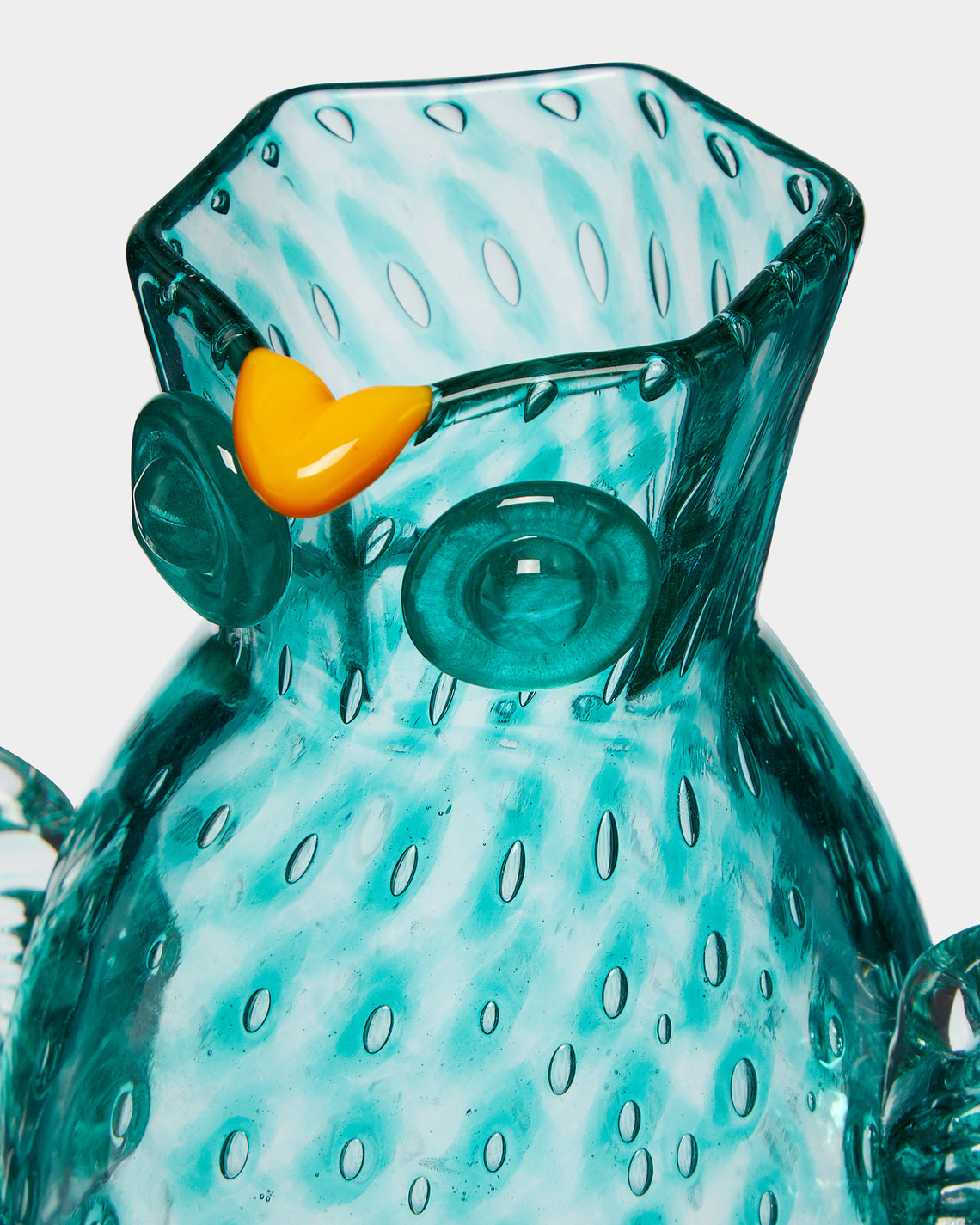 Stewart Hearn - Owl Hand-Blown Glass Jug -  - ABASK