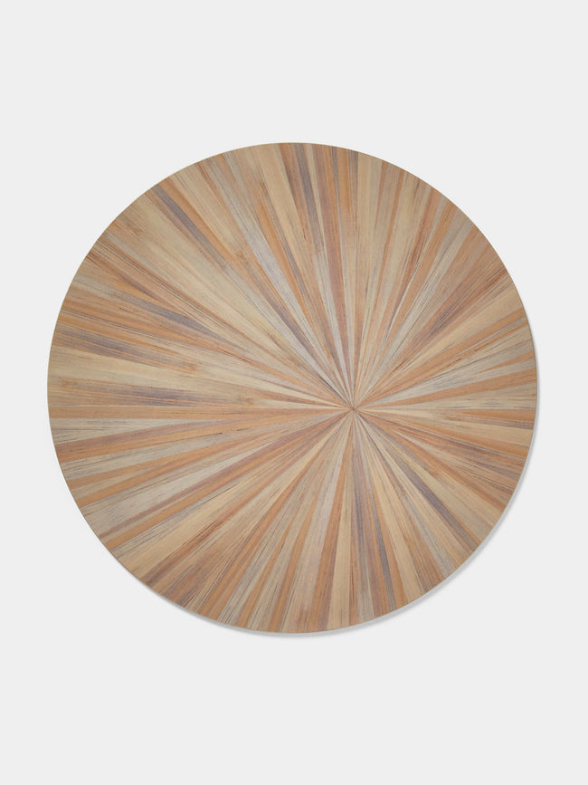 HestiaLiving - Soleil Wood Placemats (Set of 4) - Gray - ABASK - 
