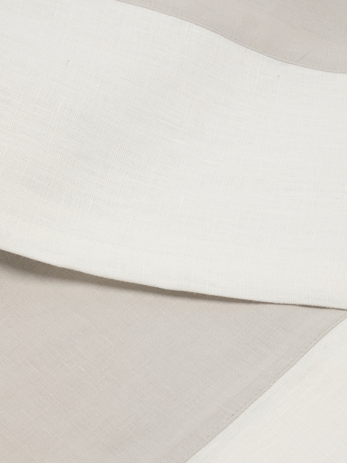 Borgo delle Tovaglie - Bauhaus Linen Rectangular Tablecloth - Natural - ABASK