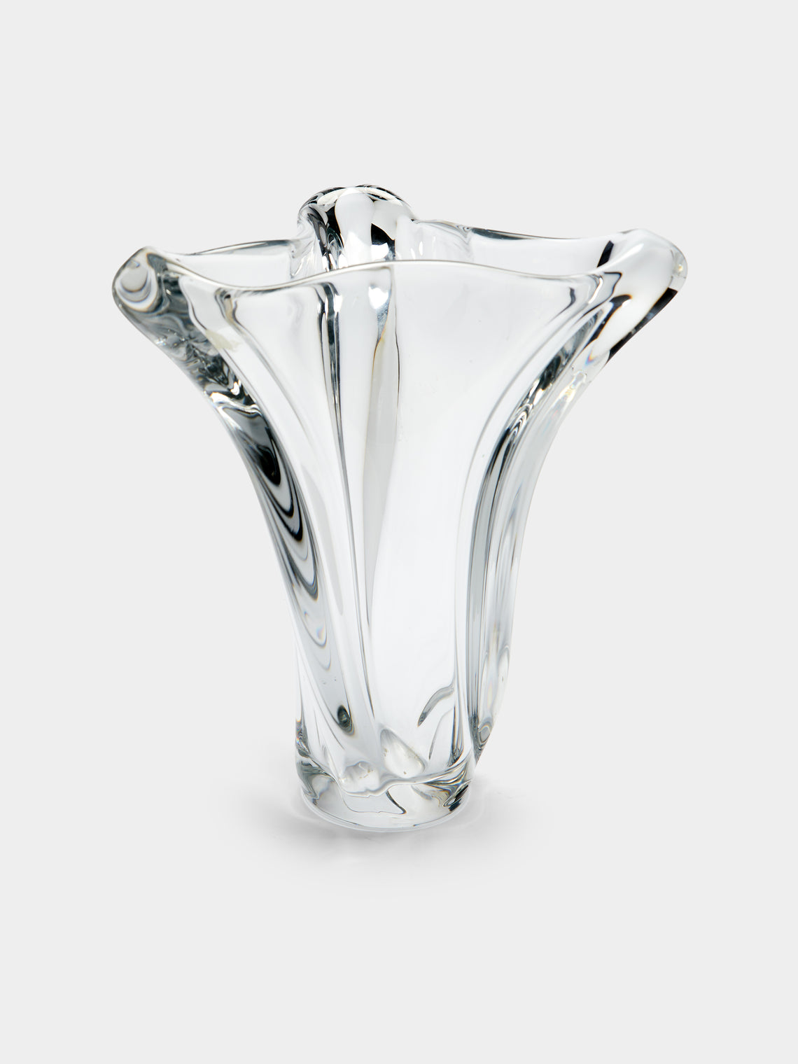 Antique and Vintage - 1950s Schneider Crystal Vase -  - ABASK - 