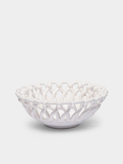 Maison Pichon Uzès - Hand-Glazed Ceramic Braided Bowl -  - ABASK - 