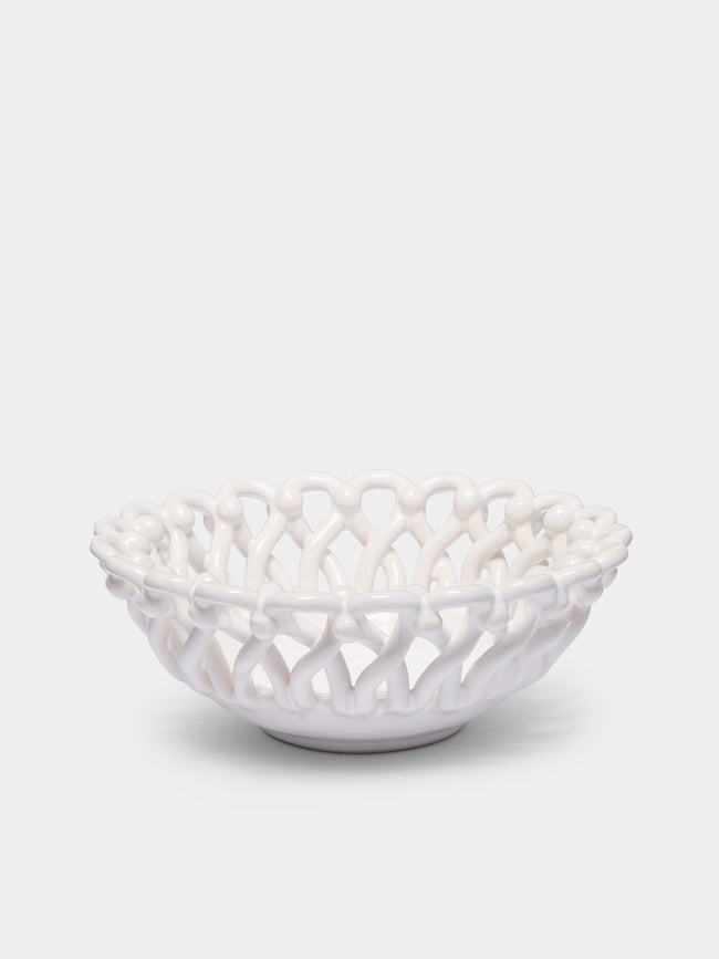 Maison Pichon Uzès - Hand-Glazed Ceramic Braided Bowl -  - ABASK - 